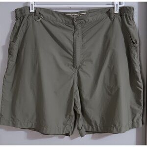 Cabela's Guidewear 3XL Green Outdoor 40+ SPF Hiking Vacation Travel Shorts
